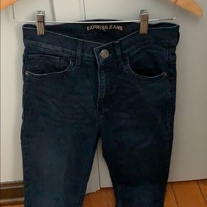 Express high rise skinny jeans